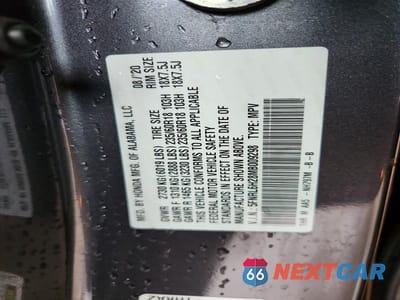 Zdjęcie 13 z 13 samochodu: 2021 HONDA ODYSSEY LX VIN:5FNRL6H28MB009298 - miniatura