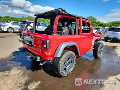 Trzecie zdjęcie samochodu z tyłu: 2019 JEEP WRANGLER SPORT VIN:1C4GJXAG1KW570783 - miniatura