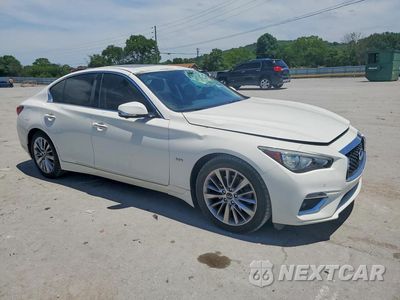 Czwarte zdjęcie samochodu z boku: 2018 INFINITI Q50 3.0T LUXE VIN:JN1EV7AR9JM434329 - miniatura