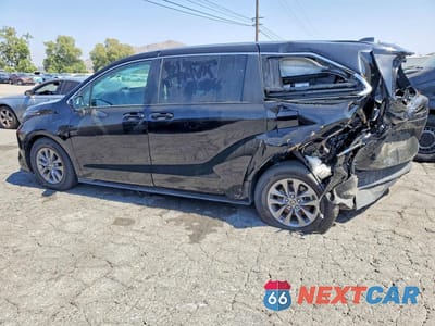Drugie zdjęcie samochodu z przodu: 2025 TOYOTA SIENNA LE VIN:5TDKRKEC2SS240227 - miniatura