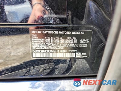 Zdjęcie 13 z 13 samochodu: 2021 BMW X5 XDRIVE40I VIN:5UXCR6C03M9H17884 - miniatura