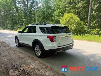 Trzecie zdjęcie samochodu z tyłu: 2020 FORD EXPLORER LIMITED VIN:1FMSK8FH7LGB17631 - miniatura