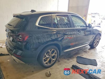 Trzecie zdjęcie samochodu z tyłu: 2023 BMW X3 XDRIVE30I VIN:WBX57DP00PN244830 - miniatura