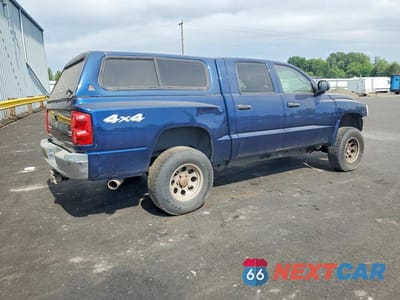 Trzecie zdjęcie samochodu z tyłu: 2005 DODGE DAKOTA QUAD SLT VIN:1D7HW48N15S288721 - miniatura