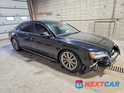 Czwarte zdjęcie samochodu z boku: 2012 AUDI A8 L QUATTRO VIN:WAURVAFD1CN006984 - miniatura