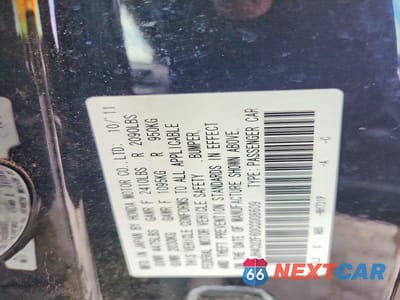Zdjęcie 12 z 12 samochodu: 2012 ACURA TSX TECH VIN:JH4CU2F60CC008609 - miniatura