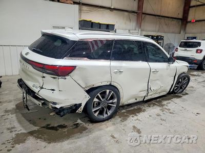 Trzecie zdjęcie samochodu z tyłu: 2023 INFINITI QX60 LUXE VIN:5N1DL1FR4PC359134 - miniatura