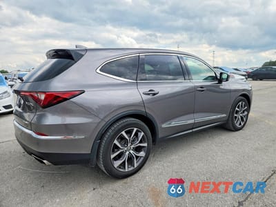 Trzecie zdjęcie samochodu z tyłu: 2022 ACURA MDX TECHNOLOGY VIN:5J8YE1H42NL034563 - miniatura