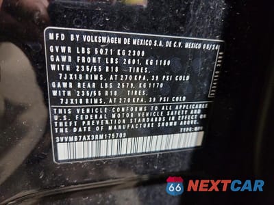Zdjęcie 14 z 14 samochodu: 2024 VOLKSWAGEN TIGUAN SE VIN:3VVMB7AX3RM175709 - miniatura