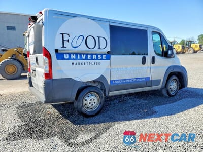 Trzecie zdjęcie samochodu z tyłu: 2017 RAM PROMASTER 1500 DELIVERY VAN VIN:3C6TRVNG2HE528820 - miniatura