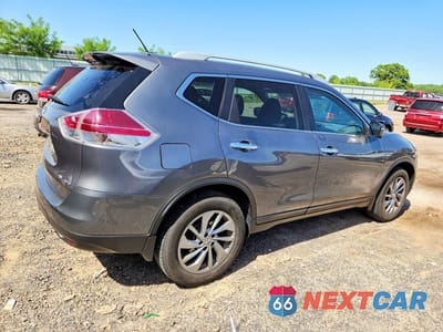 Trzecie zdjęcie samochodu z tyłu: 2015 NISSAN ROGUE SL VIN:5N1AT2MV2FC823108 - miniatura