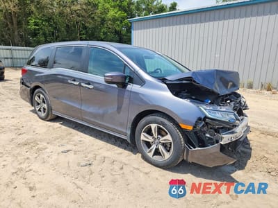 Czwarte zdjęcie samochodu z boku: 2019 HONDA ODYSSEY TOURING VIN:5FNRL6H82KB118664 - miniatura