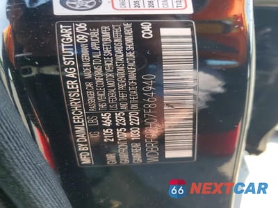 Zdjęcie 12 z 12 samochodu: 2007 MERCEDES-BENZ C 280 4MATIC VIN:WDBRF92H07F864940 - miniatura