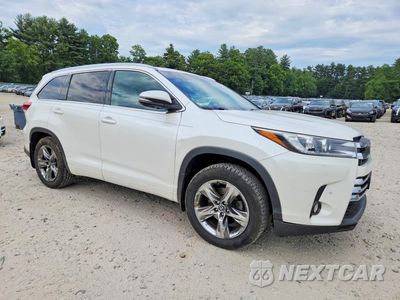 Czwarte zdjęcie samochodu z boku: 2017 TOYOTA HIGHLANDER LIMITED PLATINUM VIN:5TDDZRFH3HS455667 - miniatura