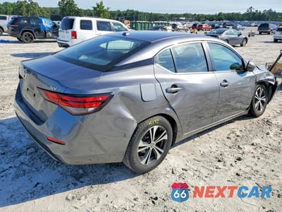 Trzecie zdjęcie samochodu z tyłu: 2023 NISSAN SENTRA SV VIN:3N1AB8CV9PY307237 - miniatura