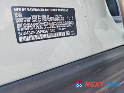 Zdjęcie 13 z 13 samochodu: 2023 BMW X3 SDRIVE30I VIN:5UX43DP05P9S61330 - miniatura
