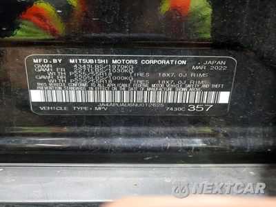 Zdjęcie 14 z 14 samochodu: 2022 MITSUBISHI OUTLANDER SPORT ES VIN:JA4APUAU6NU012625 - miniatura