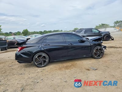 Trzecie zdjęcie samochodu z tyłu: 2023 HYUNDAI ELANTRA N LINE VIN:KMHLR4AF0PU411846 - miniatura