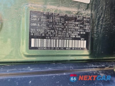 Zdjęcie 12 z 12 samochodu: 2012 SUBARU OUTBACK 2.5I PREMIUM VIN:4S4BRBCC6C3300933 - miniatura