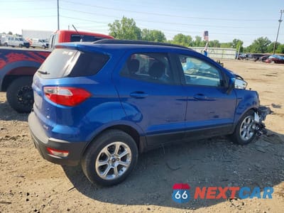 Trzecie zdjęcie samochodu z tyłu: 2019 FORD ECOSPORT SE VIN:MAJ6S3GL9KC253699 - miniatura