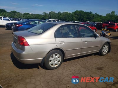 Trzecie zdjęcie samochodu z tyłu: 2002 HONDA CIVIC EX VIN:2HGES26782H509639 - miniatura