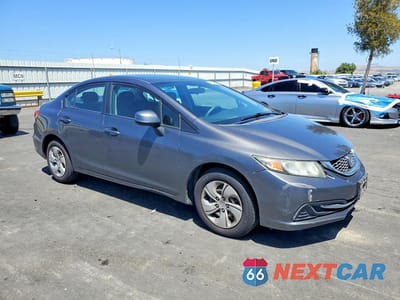 Czwarte zdjęcie samochodu z boku: 2013 HONDA CIVIC LX VIN:2HGFB2F57DH597976 - miniatura
