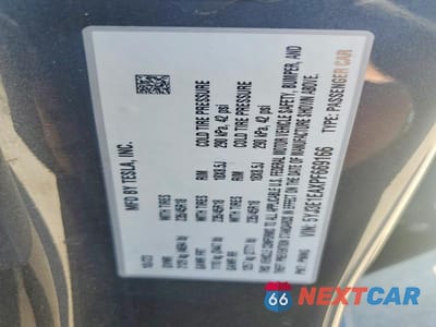 Zdjęcie 14 z 14 samochodu: 2023 TESLA MODEL 3 VIN:5YJ3E1EAXPF669166 - miniatura