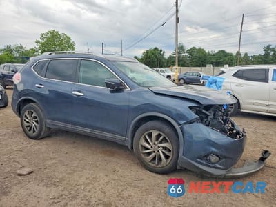 Czwarte zdjęcie samochodu z boku: 2015 NISSAN ROGUE SL VIN:5N1AT2MV5FC819473 - miniatura