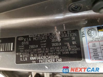 Zdjęcie 12 z 12 samochodu: 2012 KIA FORTE EX VIN:KNAFU4A28C5491086 - miniatura