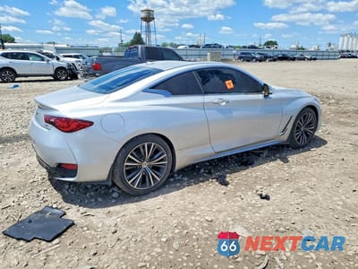 Trzecie zdjęcie samochodu z tyłu: 2018 INFINITI Q60 3.0T LUXE VIN:JN1EV7EL8JM392841 - miniatura