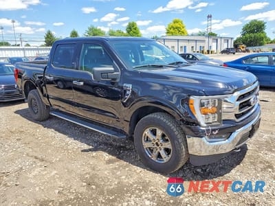 Czwarte zdjęcie samochodu z boku: 2021 FORD F150 SUPERCREW VIN:1FTFW1E87MFB46976 - miniatura