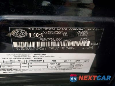 Zdjęcie 13 z 13 samochodu: 2017 LEXUS IS 350 VIN:JTHCE1D2XH5013495 - miniatura