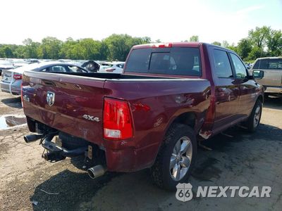 Trzecie zdjęcie samochodu z tyłu: 2018 RAM 1500 SLT VIN:3C6RR7LT3JG198573 - miniatura