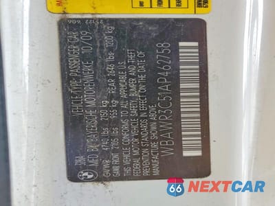 Zdjęcie 12 z 12 samochodu: 2010 BMW 328 I SULEV VIN:WBAWR3C51AP462758 - miniatura