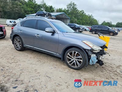 Czwarte zdjęcie samochodu z boku: 2017 INFINITI QX50 BASE VIN:JN1BJ0RP5HM388713 - miniatura