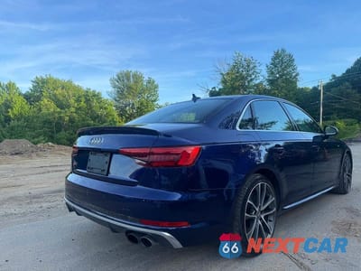 Czwarte zdjęcie samochodu z boku: 2018 AUDI S4 PREMIUM PLUS VIN:WAUB4AF40JA003891 - miniatura
