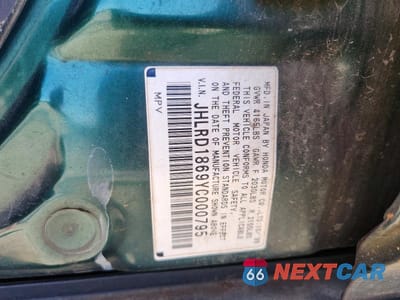 Zdjęcie 14 z 14 samochodu: 2000 HONDA CR-V EX VIN:JHLRD1869YC000795 - miniatura