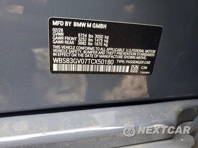 Zdjęcie 13 z 13 samochodu: 2026 BMW M5 TOURING VIN:WBS83GV07TCX50180 - miniatura