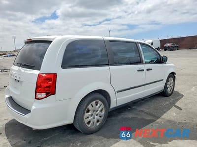 Trzecie zdjęcie samochodu z tyłu: 2016 DODGE GRAND CARAVAN SE VIN:2C4RDGBG9GR162028 - miniatura
