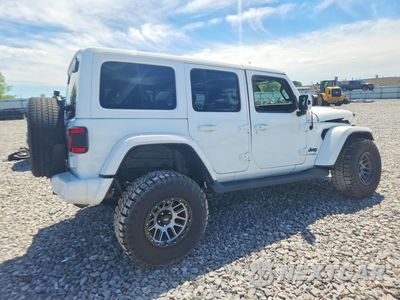 Trzecie zdjęcie samochodu z tyłu: 2021 JEEP WRANGLER UNLIMITED SAHARA 4XE VIN:1C4JJXP62MW771387 - miniatura