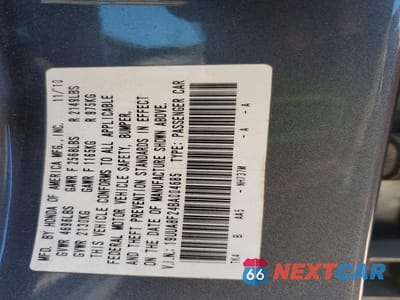 Zdjęcie 12 z 12 samochodu: 2011 ACURA TL VIN:19UUA8F24BA004685 - miniatura