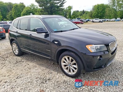 Czwarte zdjęcie samochodu z boku: 2012 BMW X3 XDRIVE28I VIN:5UXWX5C50CL719485 - miniatura