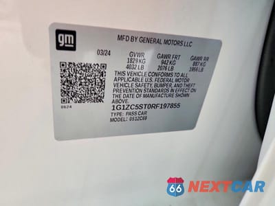 Zdjęcie 12 z 12 samochodu: 2024 CHEVROLET MALIBU LS VIN:1G1ZC5ST0RF197855 - miniatura