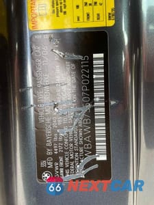 Zdjęcie 10 z 13 samochodu: 2007 BMW 335 I VIN:WBAWB73507P022115 - miniatura
