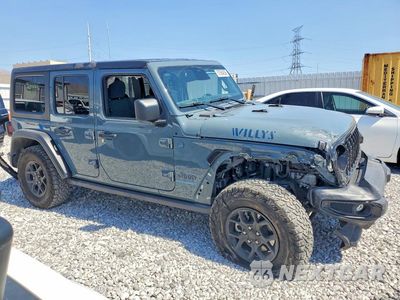 Czwarte zdjęcie samochodu z boku: 2025 JEEP WRANGLER SPORT 4XE VIN:1C4RJXN6XSW578553 - miniatura