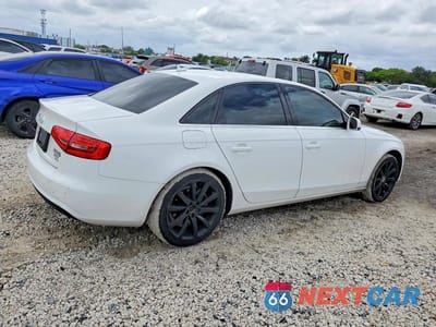 Trzecie zdjęcie samochodu z tyłu: 2013 AUDI A4 PREMIUM PLUS VIN:WAUFFAFL0DN006144 - miniatura