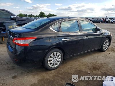 Trzecie zdjęcie samochodu z tyłu: 2013 NISSAN SENTRA S VIN:3N1AB7AP8DL667123 - miniatura