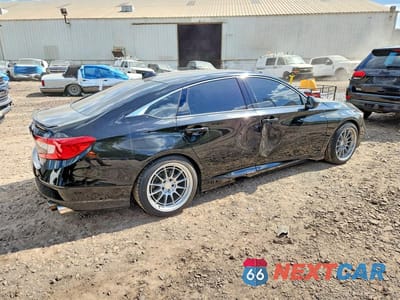 Trzecie zdjęcie samochodu z tyłu: 2019 HONDA ACCORD SPORT VIN:1HGCV2E35KA017355 - miniatura
