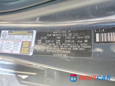Zdjęcie 12 z 12 samochodu: 2023 KIA FORTE LXS VIN:3KPF24AD5PE566444 - miniatura