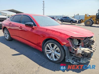 Czwarte zdjęcie samochodu z boku: 2021 ACURA TLX TECHNOLOGY VIN:19UUB5F42MA005351 - miniatura